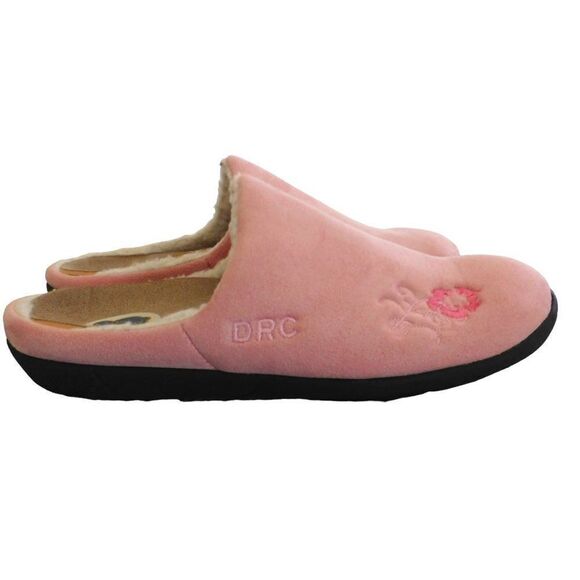 Dr. Comfort Cozy Women's Slippers Pink 6 Wide Slip on Arch Support Diabetic - Picture 1 of 8